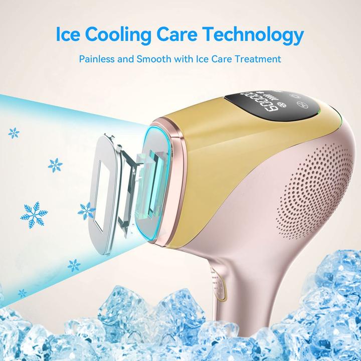 Image du produit Love Dock Épilateur à lumière pulsée avec fonction de refroidissement de la glace