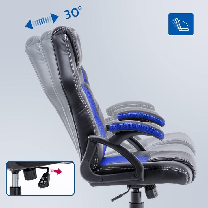 Actual product image Play haha Gaming Chair 1 Blue