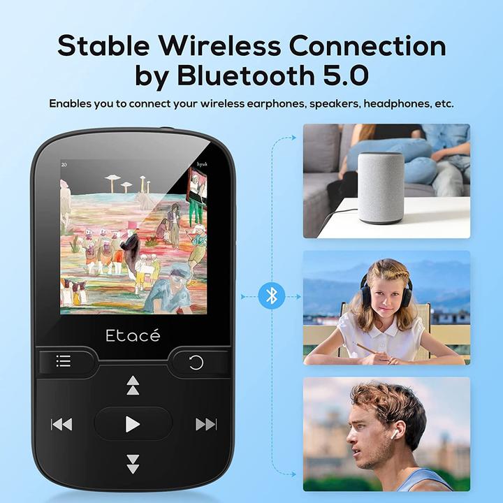 Actual product image Etacé Bluetooth Sports Music Player (16 GB)