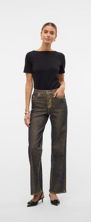 Actual product image Vero Moda VMTESSA Hohe Taille Weiter Beinschnitt Jeans Weit geschnitten (W31/L32)
