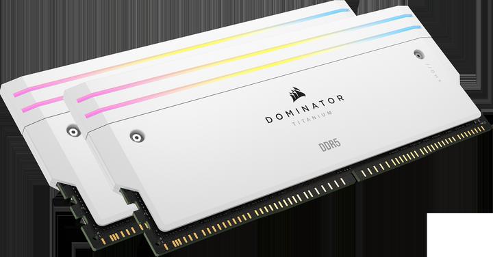 Produktbild Corsair DOMINATOR Titanium Light Enhancement Kit, 2-up config, Functional LEDs, White Heatsink, no DRAM ICs (Mehrfarbig)