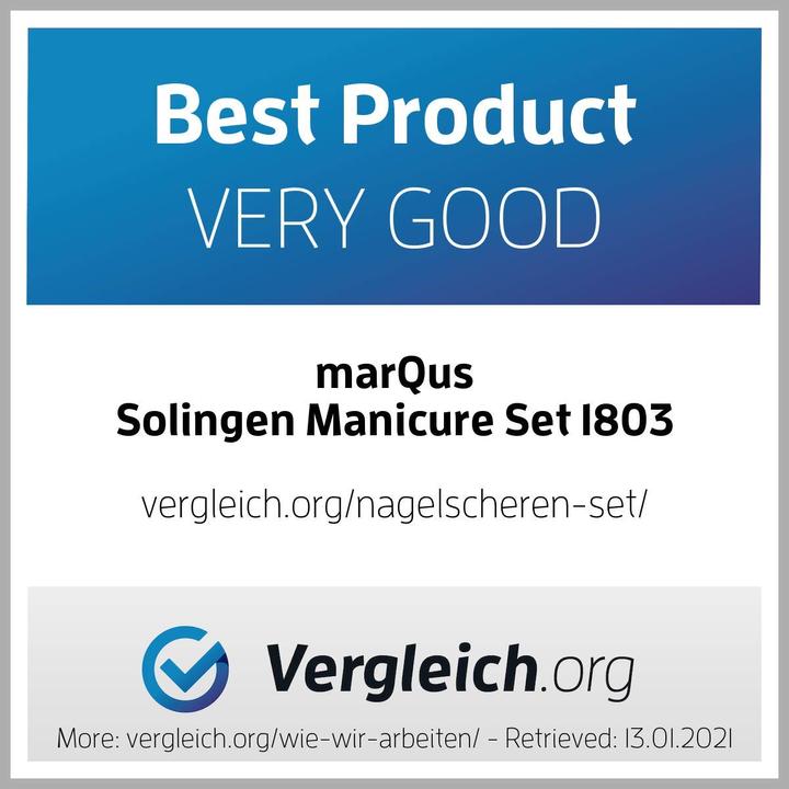 Produktbild MarQus Maniküre Set, schwarz