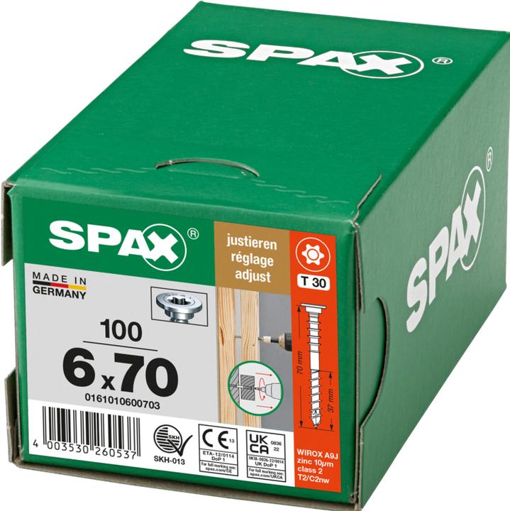 Actual product image Spax Adjustment screws (100 Screws per piece)