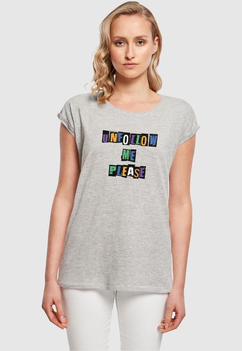Produktbild Merchcode Ladies Please X Extended Shoulder Tee - 111659 (S)