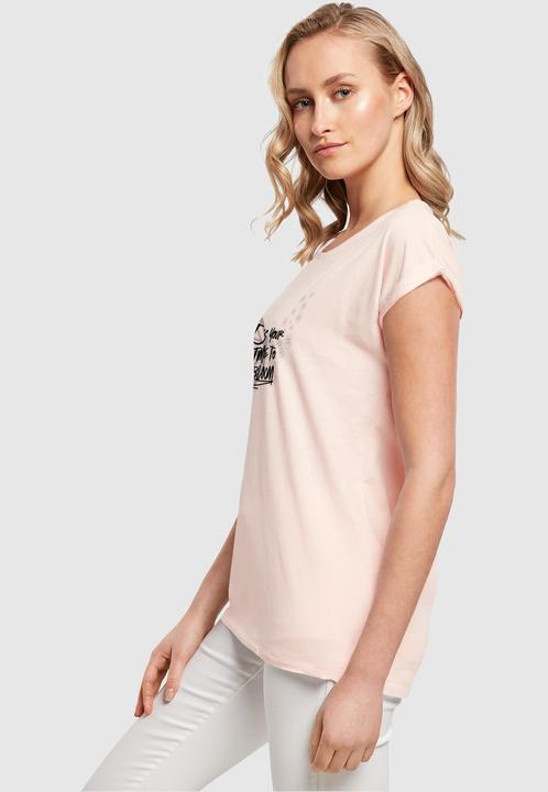 Actual product image Merchcode Ladies Its Your Time To Bloom Extended Shoulder Tee - 112545 (M)