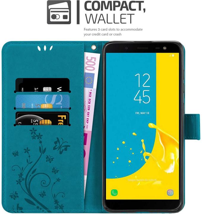 Immagine prodotto Cadorabo Copertina del libro di fiori (Samsung Galaxy J6 (2018))