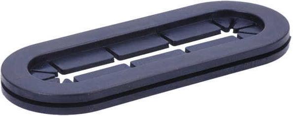Actual product image Phobya Cable rubber grommet oval black