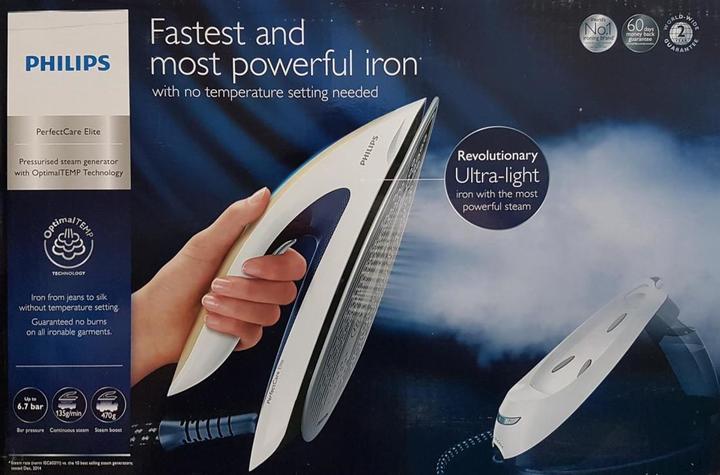 Produktbild Philips Dampfbügelstation PerfectCare Elite GC9630/20 (2400 W, 470 g/min)