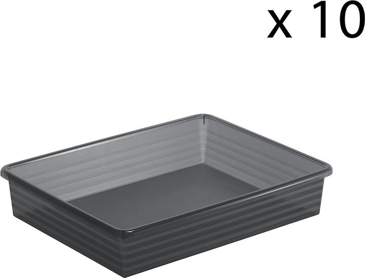 Rotho 10er-Set Formatkörbchen DIN A4 LINUS (A4)