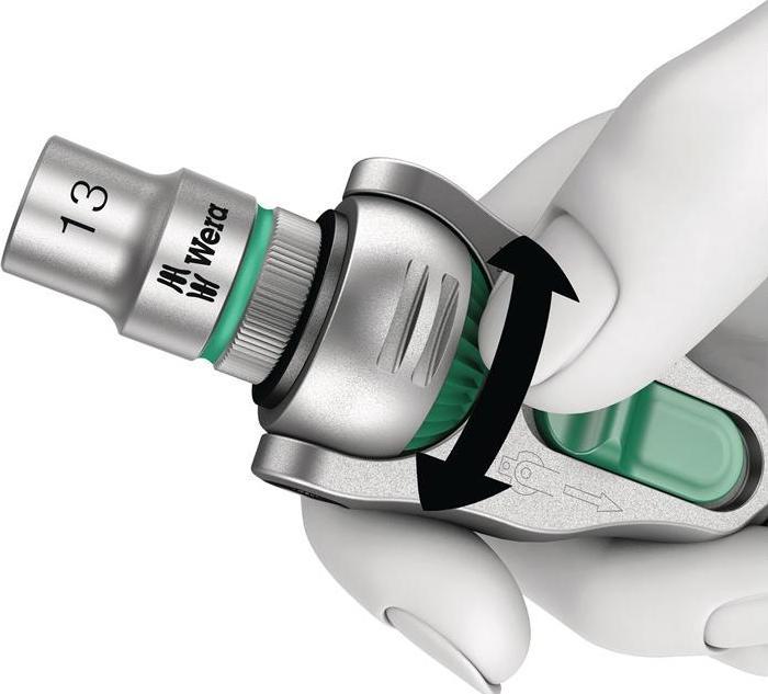 Actual product image Wera 8100 SA All-in Zyklop Speed Ratchet Set (6 mm, 12 mm, 14 mm, 10 mm, 7 mm, 11 mm, 5 mm, 8 mm, 9 mm, 13 mm, 4 mm)
