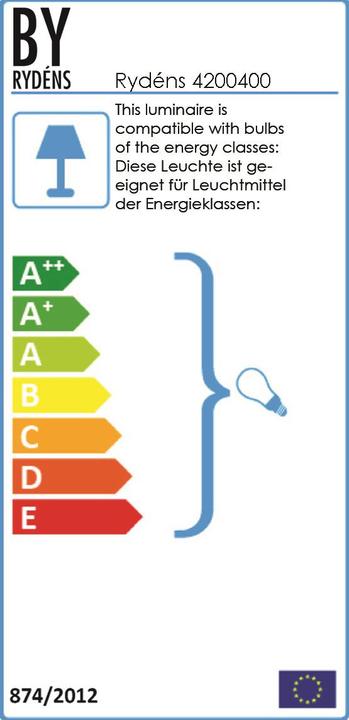 Label énergétique By Rydens Hermine (E27)