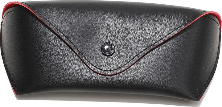 Techsuit - Glasses Case (ETOB1) - Eco Leather, 167 x 70 x 40mm - Black
