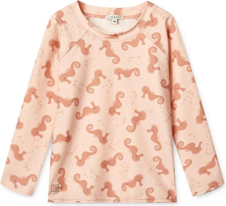 Liewood UV Schutz Badeshirt Noah Seahorse Apple Blossom UV Schutz +40