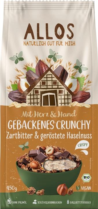 Produktbild Allos Mit Herz&Hand Gebackenes Crunchy ZB Haselnuss (450 g)