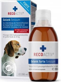 Immagine prodotto Recoactiv Integratore alimentare per cani Joint Forte Tonic, 1 x 280 ml (Senior, Adulto, 1 pz., 280 g)