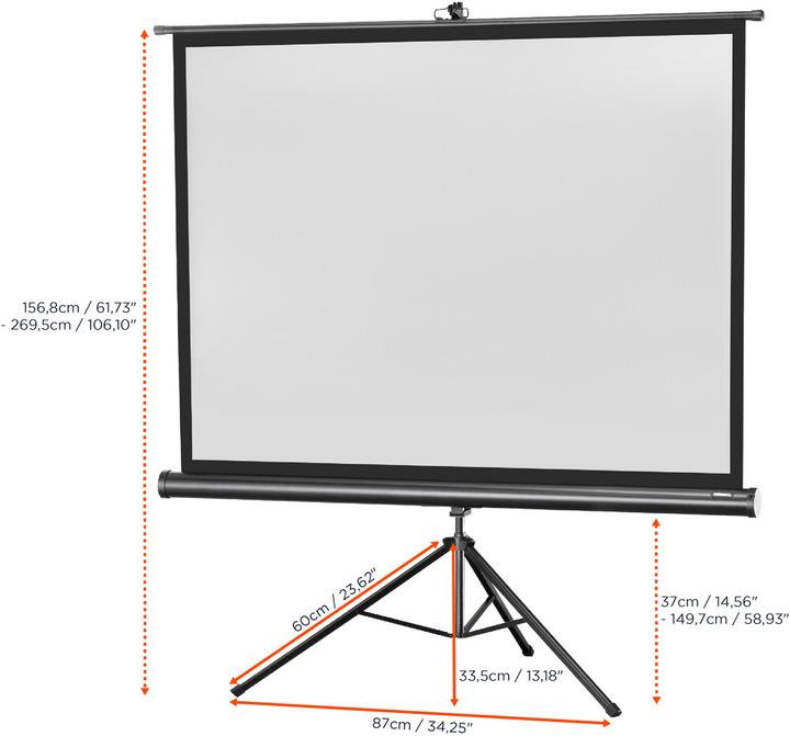 Actual product image Celexon Eco tripod, screen, 4:3 (65.35", 4:3)