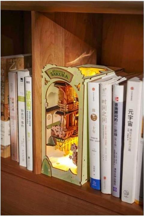 Immagine prodotto Robotime Casa minuscola - Kit casa libreria in legno : Falling Sakura