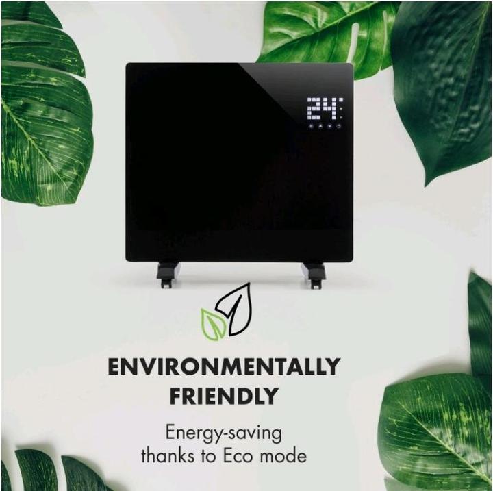 Image du produit Klarstein Chauffage électrique avec roulettes au sol (1000 W) (1000 W)