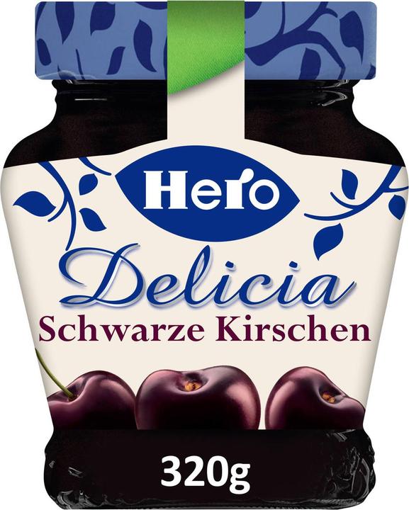 Produktbild Hero Delicia Schwarze Kirschenkonfitüre (320 g)