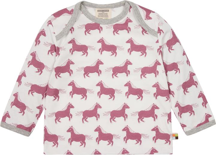 loud + proud Shirt Druck Pferd Grape (104)