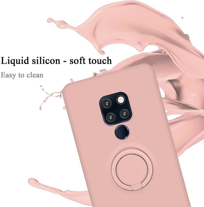 Image du produit Cadorabo Coque TPU Liquid Ring Silicone Case (Mate 20)