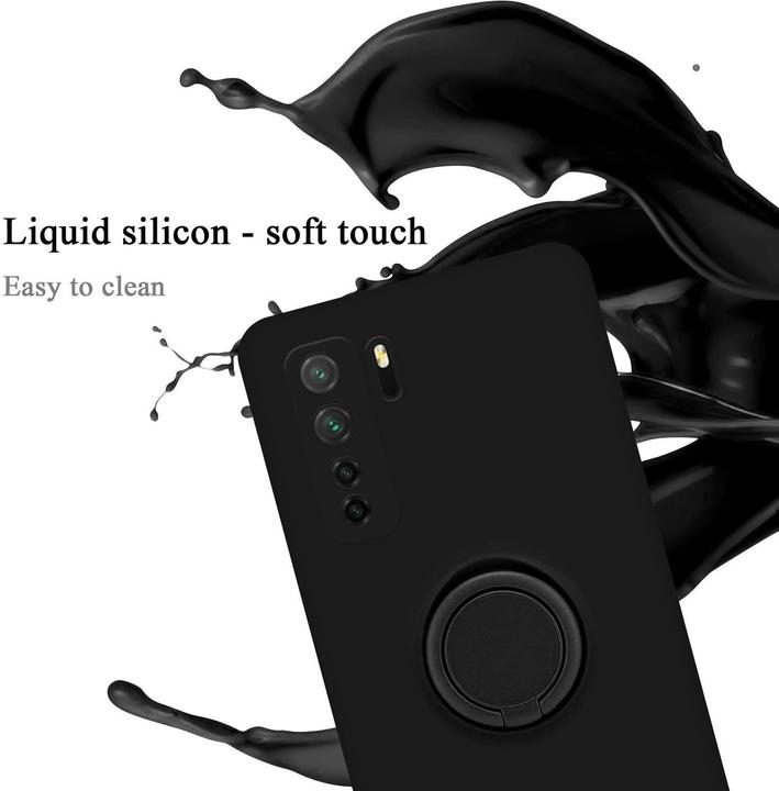 Actual product image Cadorabo Bumper TPU Liquid Ring Silicone Case (Huawei Nova 7i, Huawei P40 Lite, Huawei Nova 6 SE)