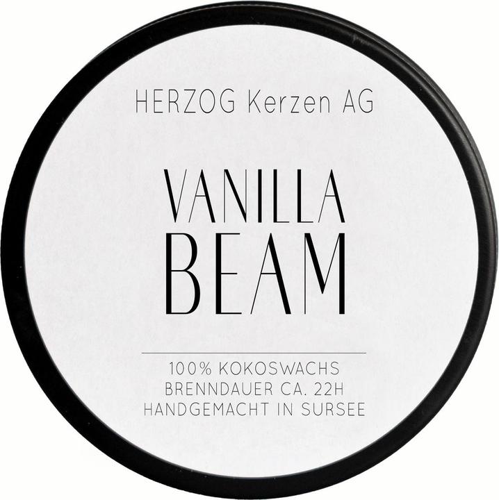 Herzog Kerzen Duftkerze Vanilla Beam in Aludose