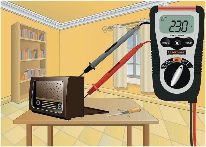 Actual product image Laserliner MultiMeter MultiMeter Pocket (CAT III 1000V)
