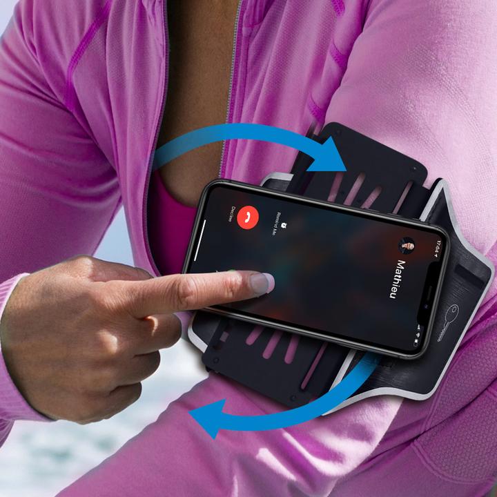 Actual product image Mobilis BRAZALETE UNIV U.FIX RUN KIT. Cell Phone Protective Case Wristband Case Black