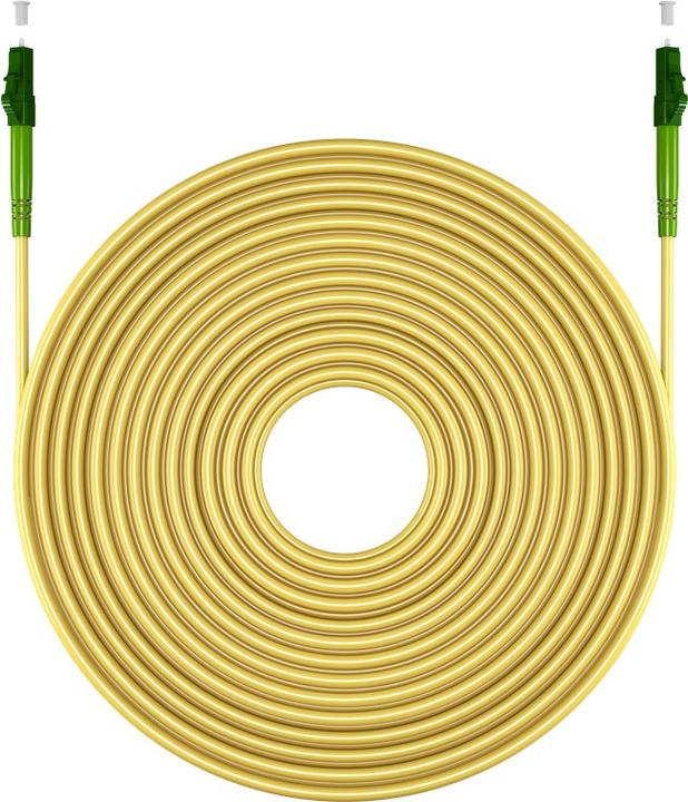 Produktbild Goobay Glasfaserkabel FTTH, Singlemode OS2 Yellow, Gelb Simplex, 15 m (S/UTP, 15 m)