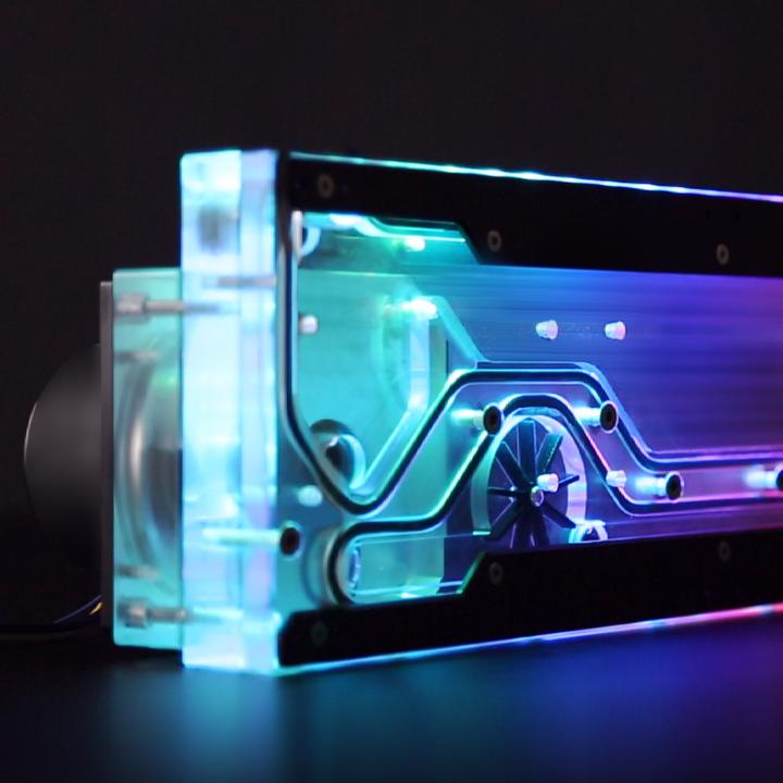 Produktbild Raijintek ACHERON 360 RBW Distro Plate - Acryl, D-RGB