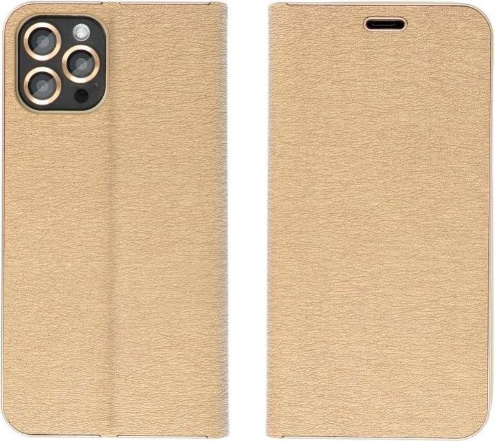 Produktbild Partner Telecom Book case OEM LUNA Book Gold for iPhone 7 Plus / 8 Plus gold (Apple iPhone 7 Plus)