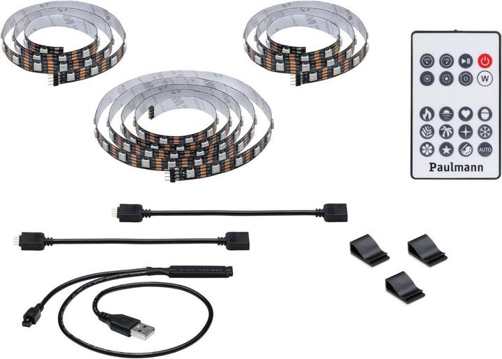 Immagine prodotto Paulmann Striscia TV USB EntertainLED (Multicolore, 240 cm, Interno)