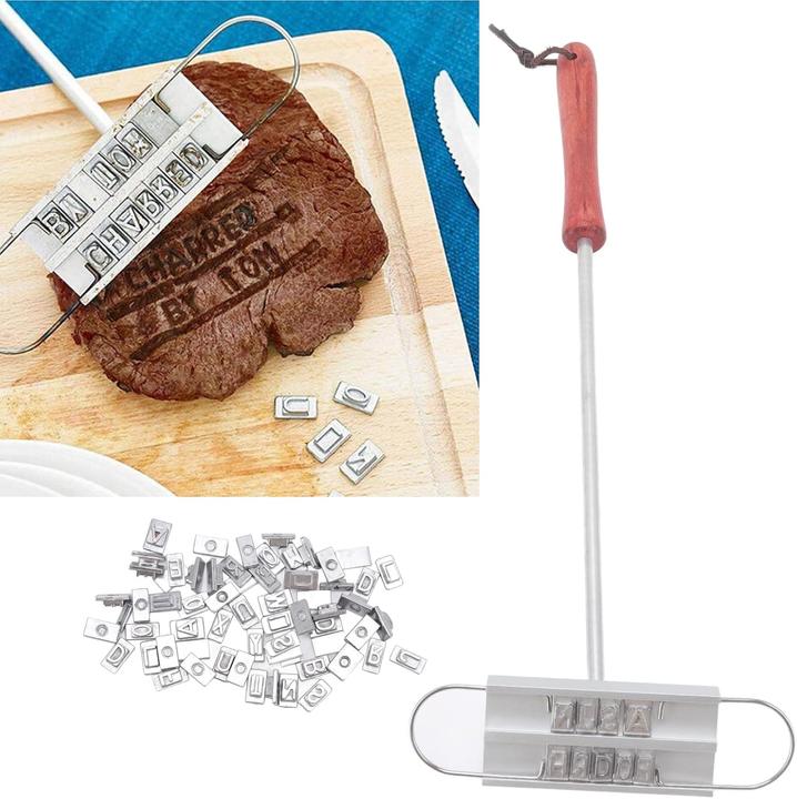 Produktbild Auhx Grill-Brandeisen für Steak, tragbar