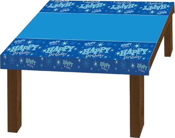 Actual product image Qualatex Happy Birthday Party Table Cover
