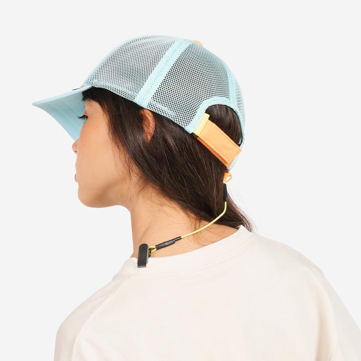 Actual product image Tribord Segelcap Kinder - Sailing 500 orange/blau (52, 53, 54, 55)