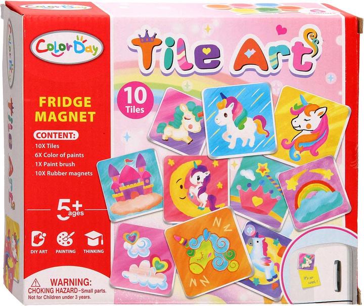 Produktbild Color Day Machen Sie Ihre eigenen Kühlschrankmagnete, 10 Stück.
