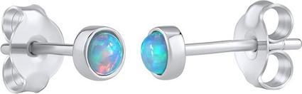Produktbild Silvego Silver stud earrings with turquoise synthetic opal LPS0933B