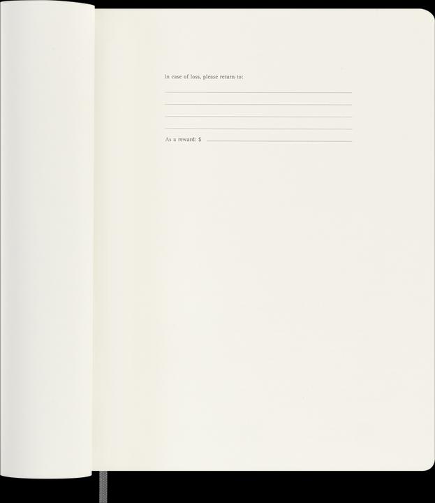 Actual product image Moleskine Smart NB lined XL SC Swrz (19 x 25 cm, Lined, Soft cover)