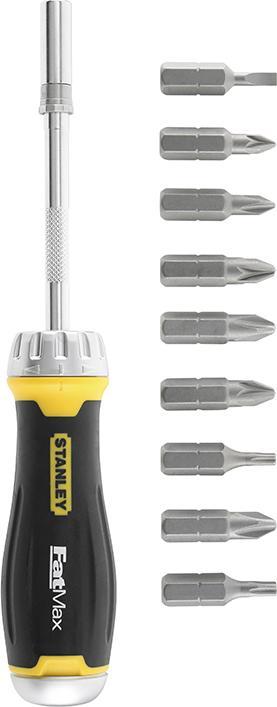 Stanley Tournevis à cliquet et à embouts FatMax