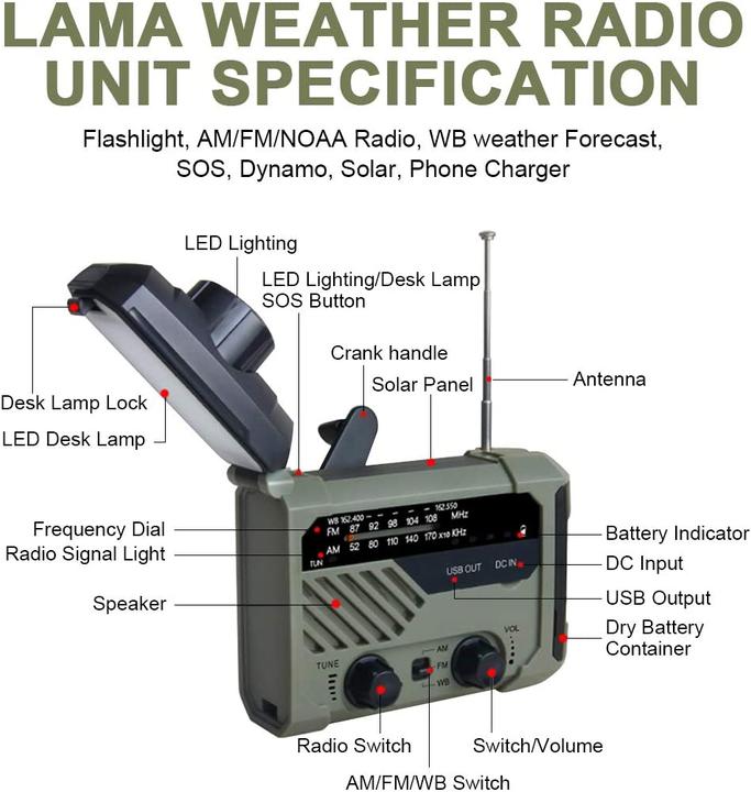 Produktbild Lamar Solar Radio AM/FM (FM, AM)