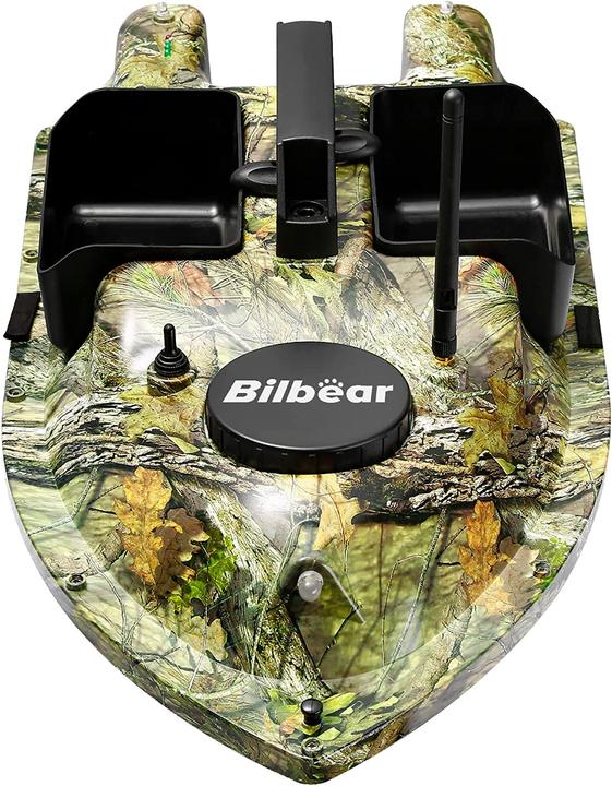 Image du produit Bilbear Bateau amorceur avec GPS, pêche à la carpe, camo