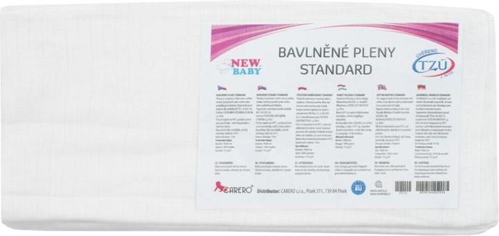 Produktbild New Baby Baumwollwindeln 70x80 cm STANDARD 10 Stück (70 cm)