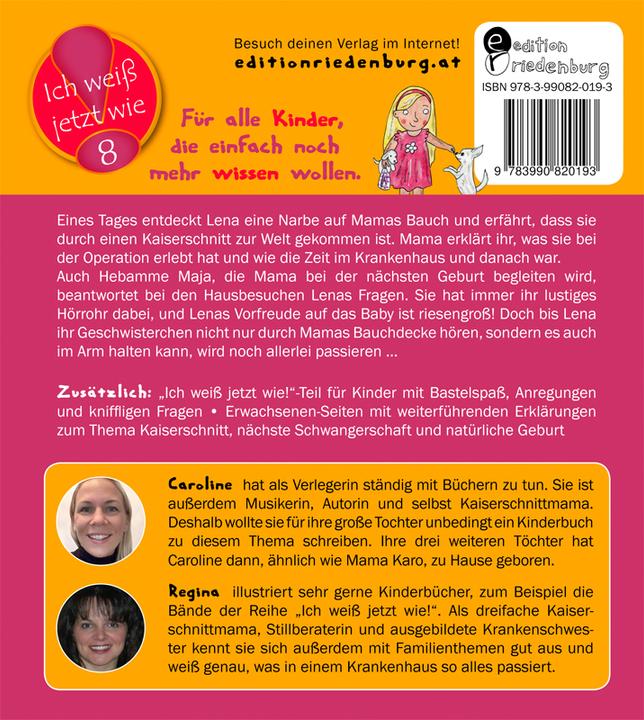 Produktbild Mama und der Kaiserschnitt - Das Kindersachbuch zum Thema Kaiserschnitt, nächste Schwangerschaf (Deutsch, Regina Masaracchia, Caroline Oblasser, 2019)