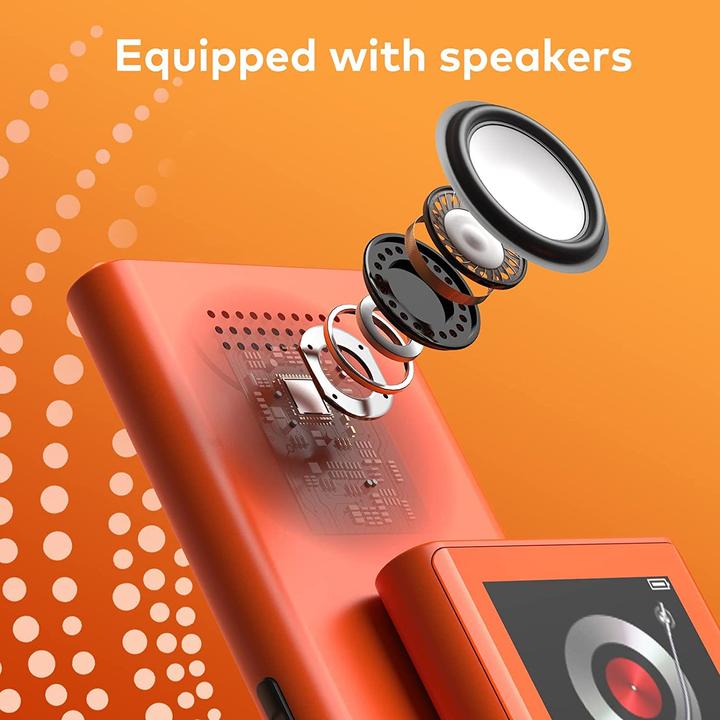Actual product image Coconise 64GB MP3 Player, orange