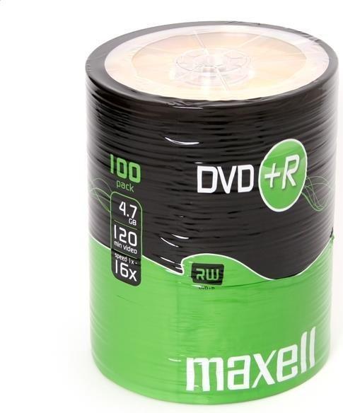 Image du produit Maxell DVD+R 4.7 GB 16x 100 sztuk (275737.30.TW) (100 x)