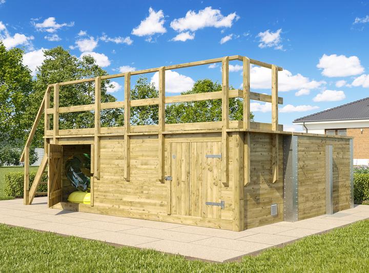 Weka Holzbau 595 (490 x 315 x 201 cm)
