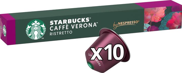 Produktbild Starbucks Kaffeekapseln Caffè Verona Dark Roast 12 x 10 Stück (120 x Port.)