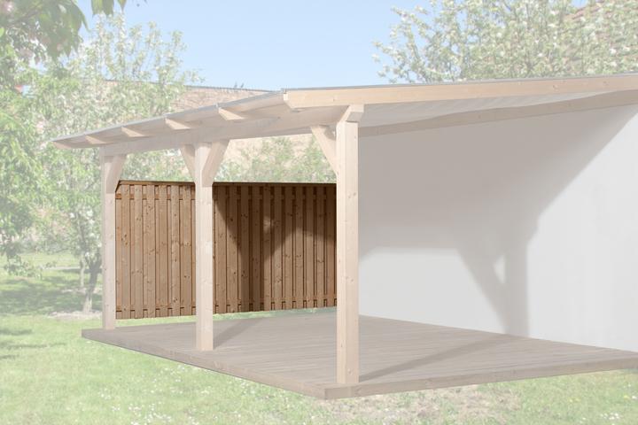 Actual product image Weka Holzbau Side panel closed for glued laminated timber TÜ 672