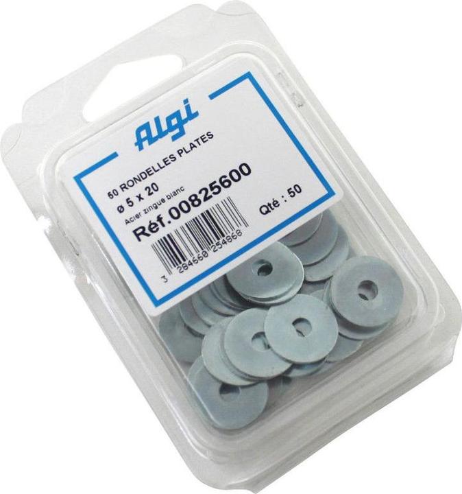 Image du produit Algi Lot de 50 rondelles plate acier